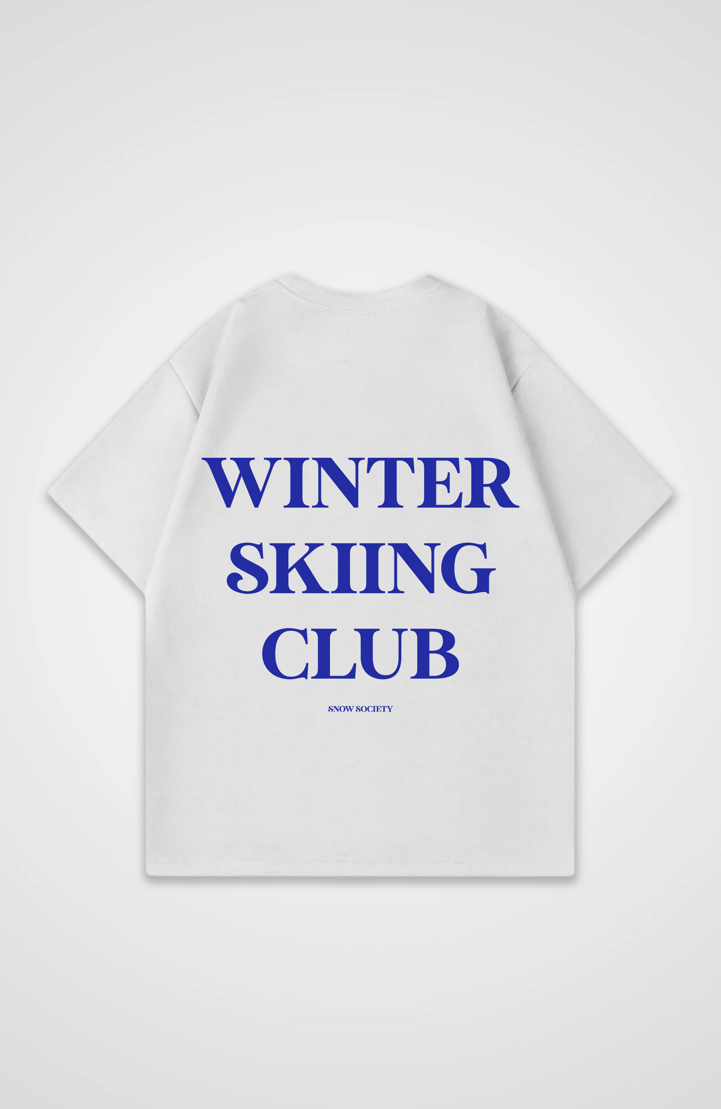 Winter Skiing Club Oversized Shirt