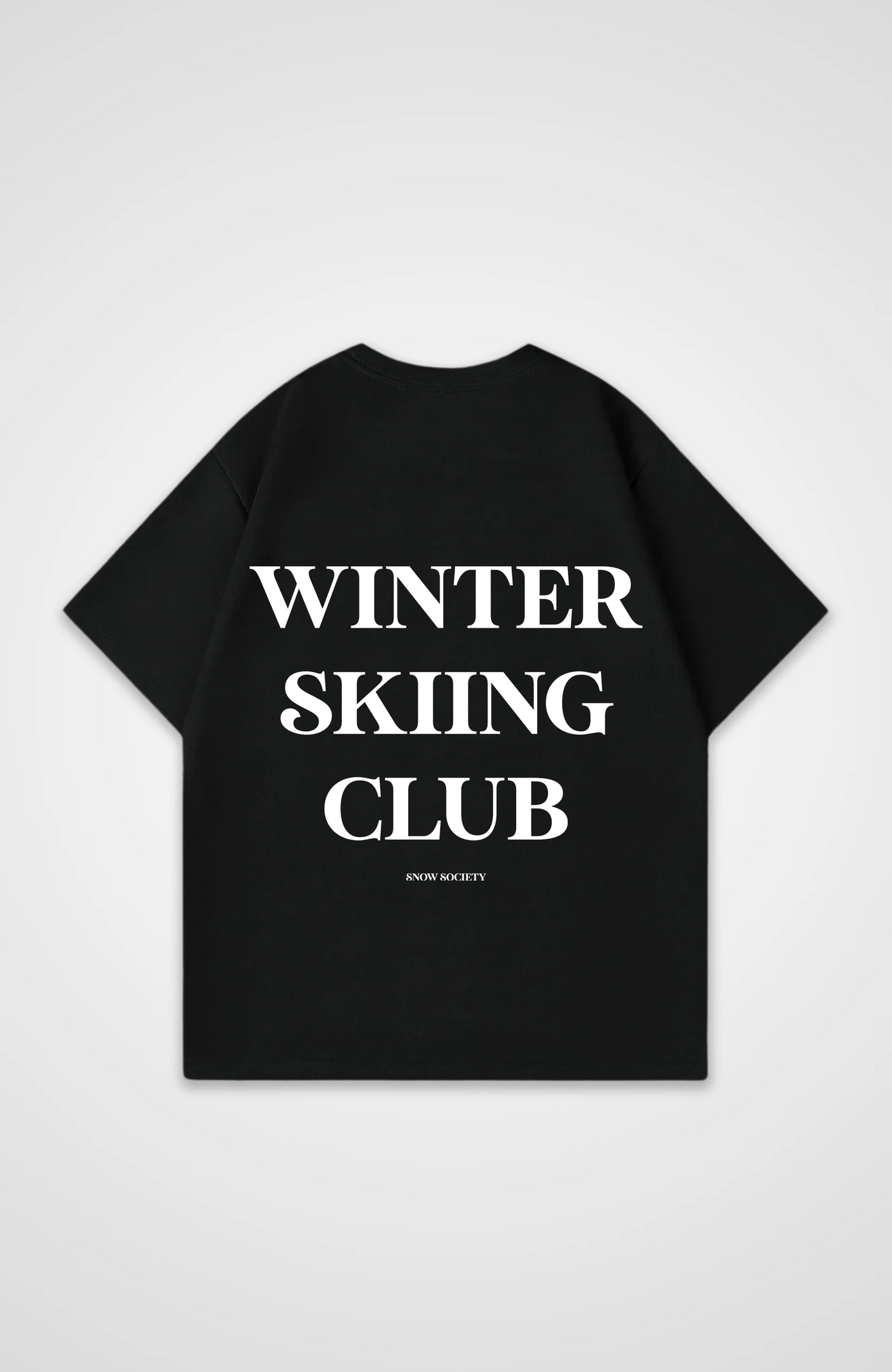 Winter Skiing Club Oversized Shirt