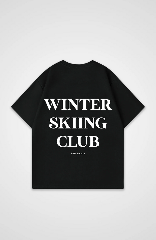 Winter Skiing Club Oversized Shirt