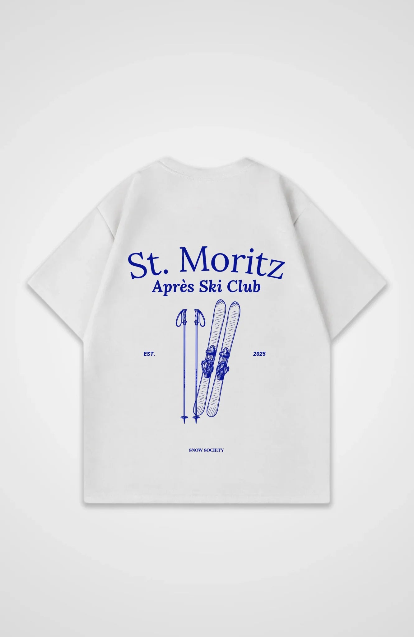 Oversized Shirt weiß hinten