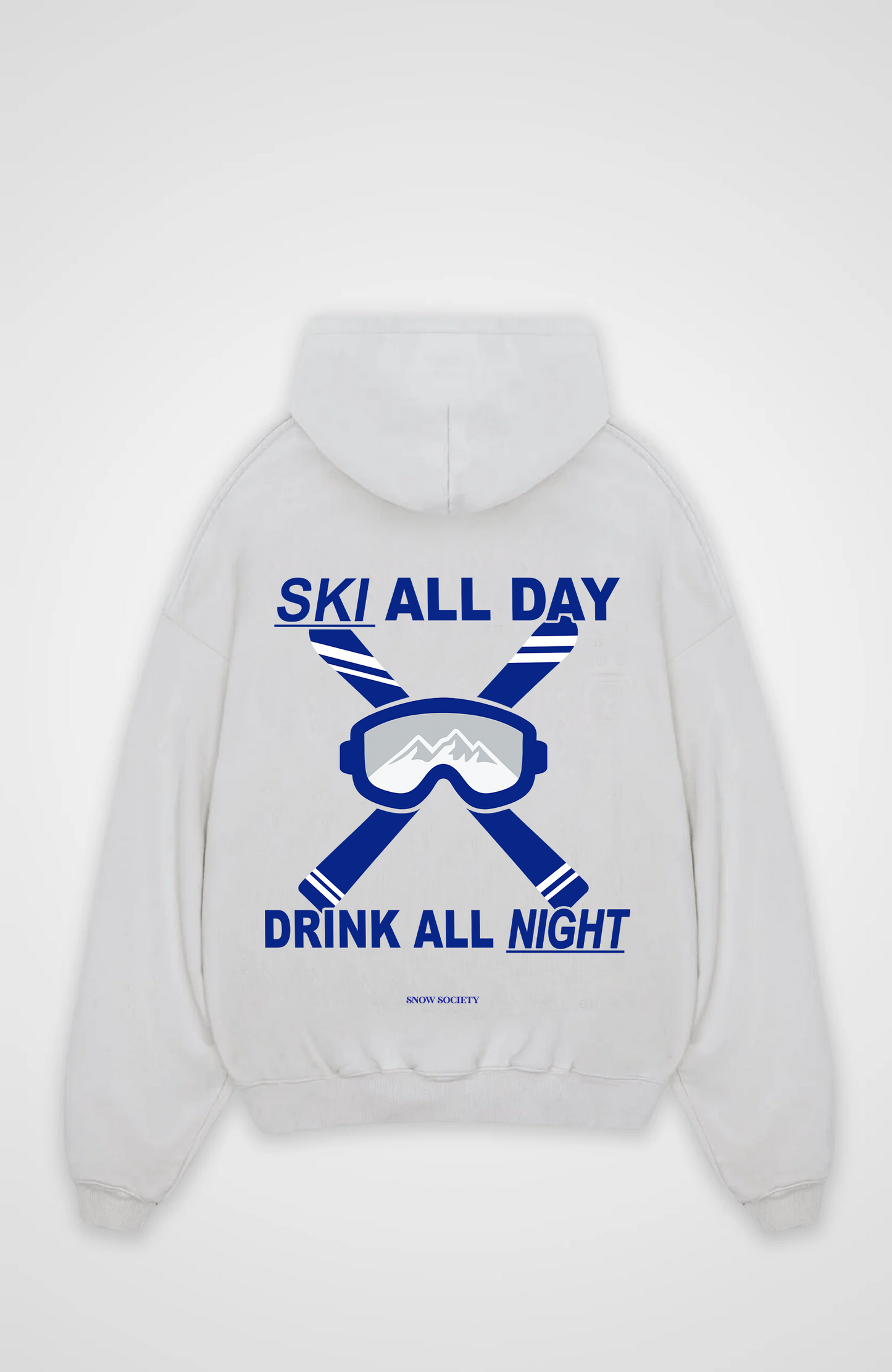Ski all day Oversized Hoodie
