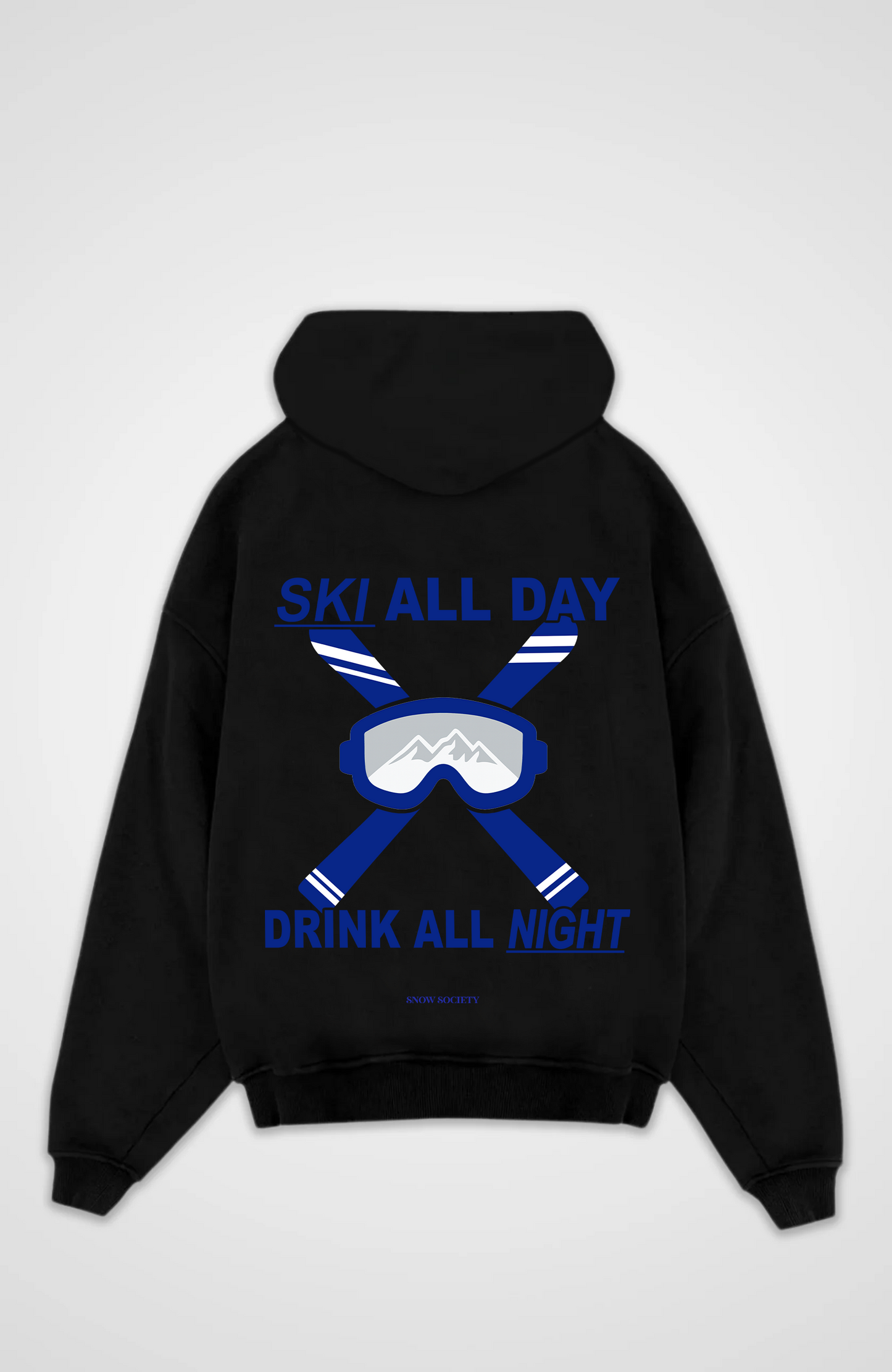Ski all day Oversized Hoodie