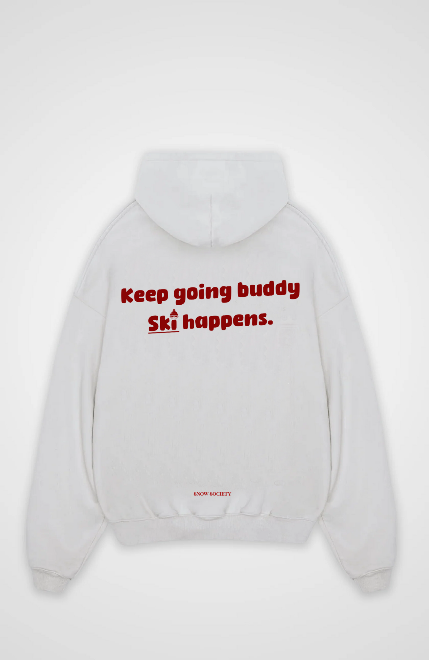 Ski happens Oversized Hoodie