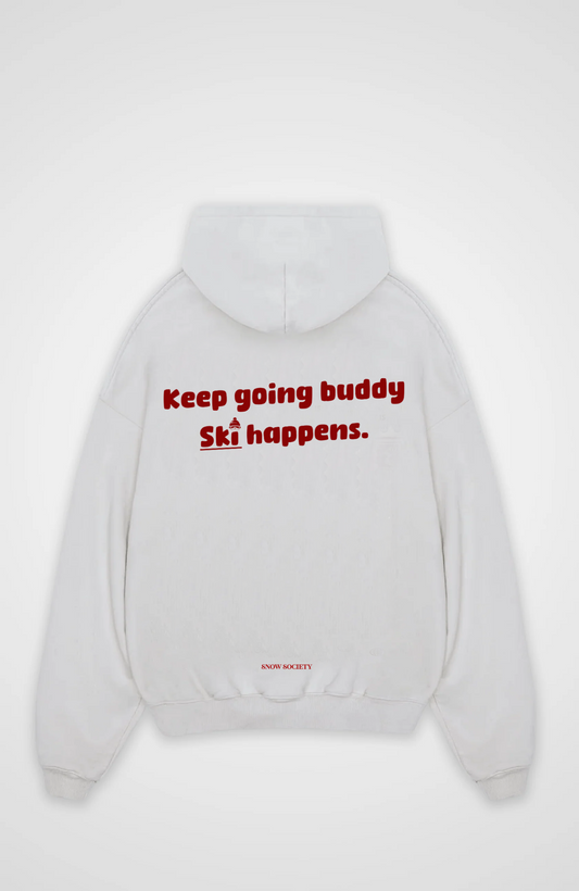 Ski happens Oversized Hoodie