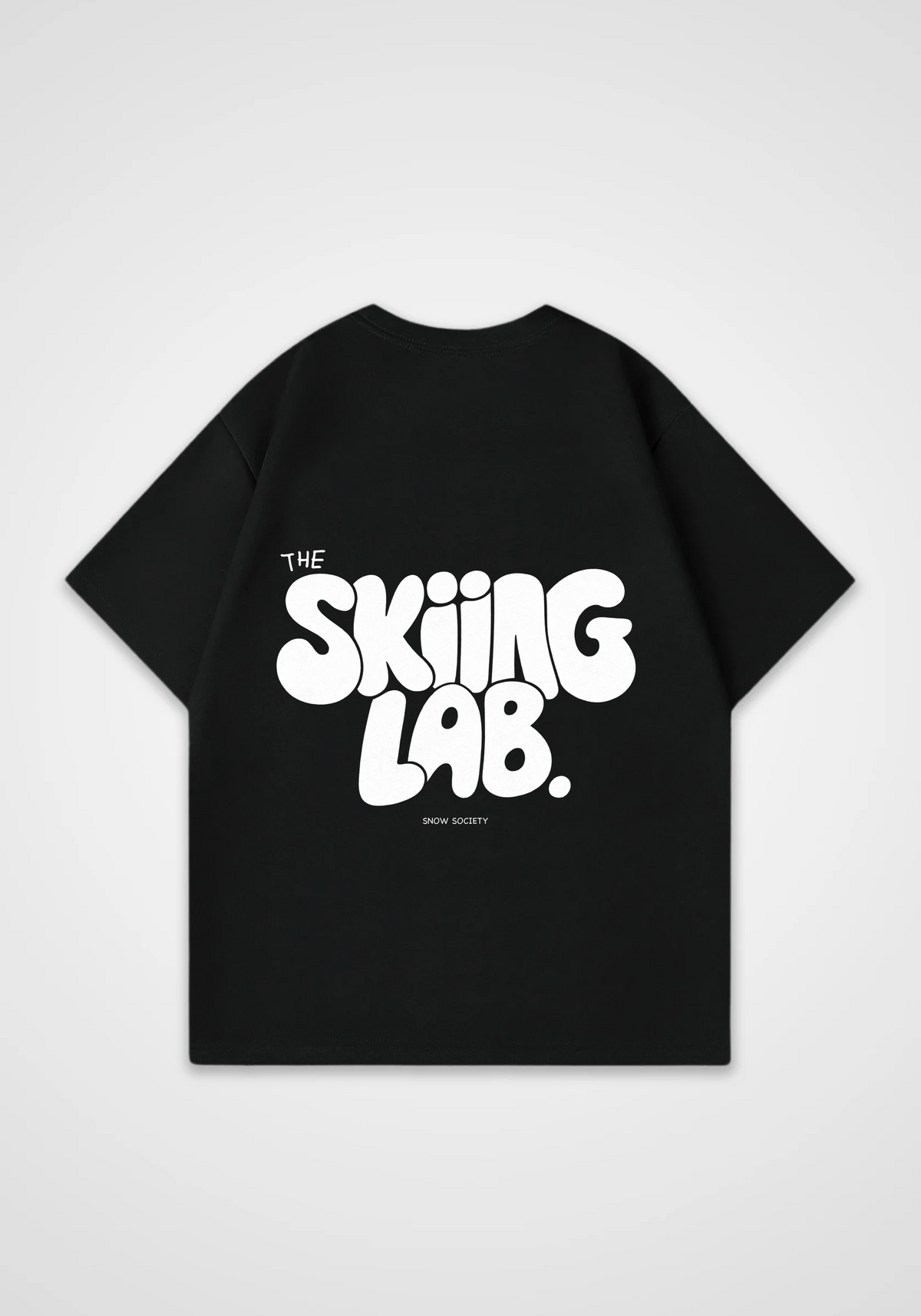Skiing Lab Oversized Shirt - Black Back (Designed)