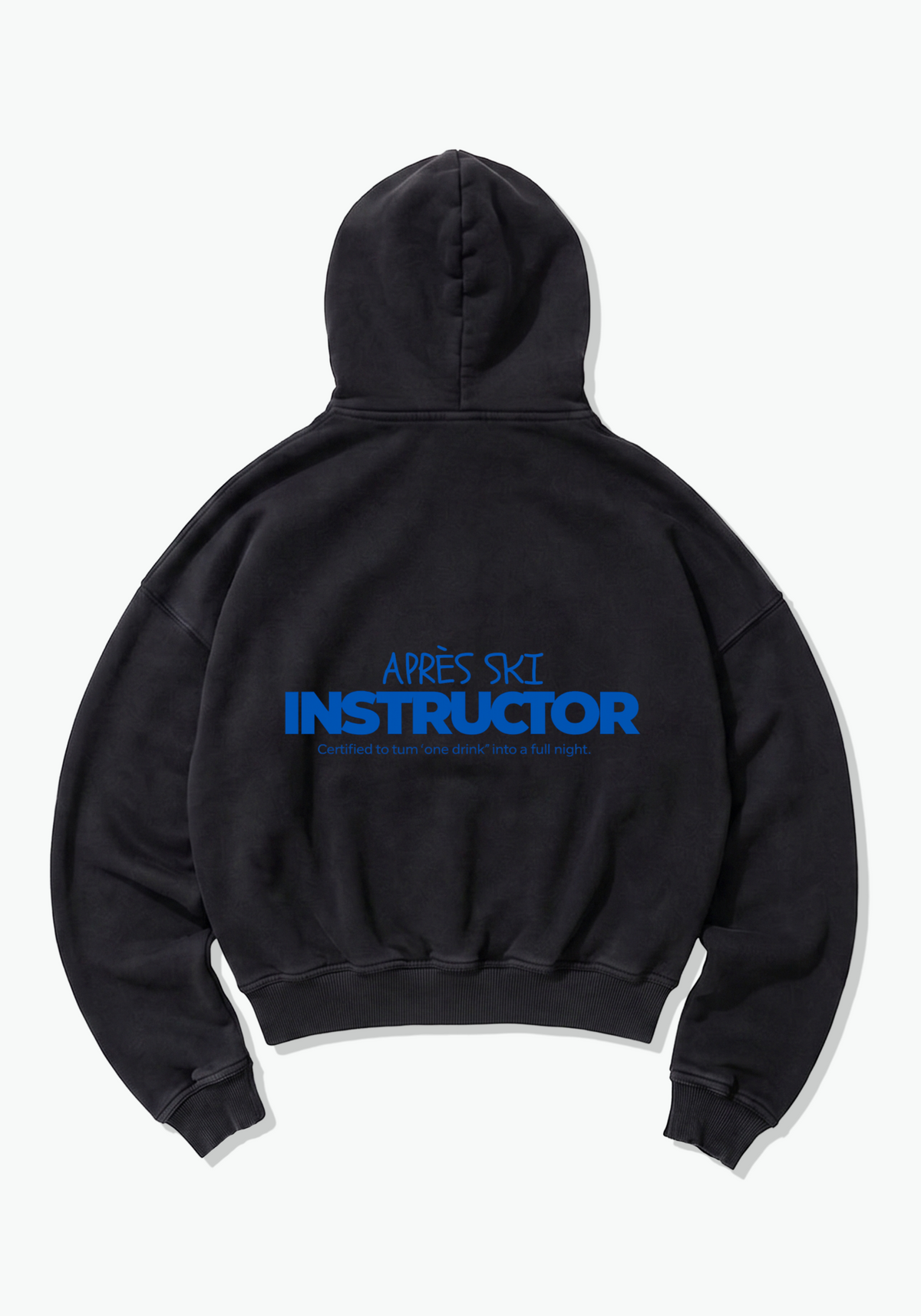 Instructor Oversized Hoodie - Black Back (Designed)