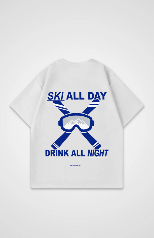 Ski all day Oversized Shirt