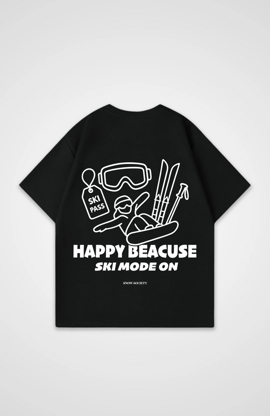 Ski mode on Oversized Shirt