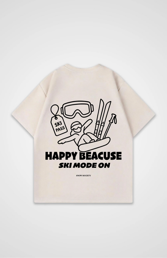 Ski mode on Oversized Shirt
