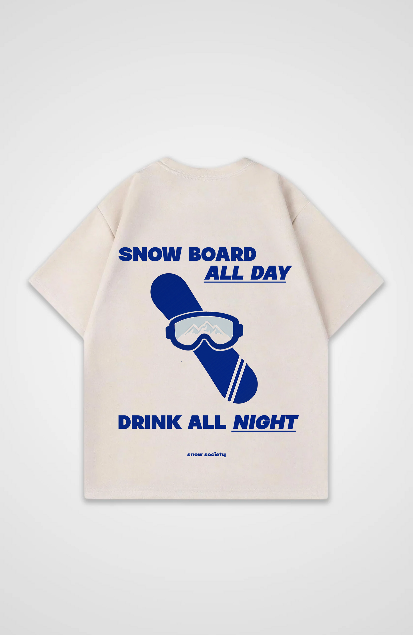 Snowboard all day Oversized Shirt