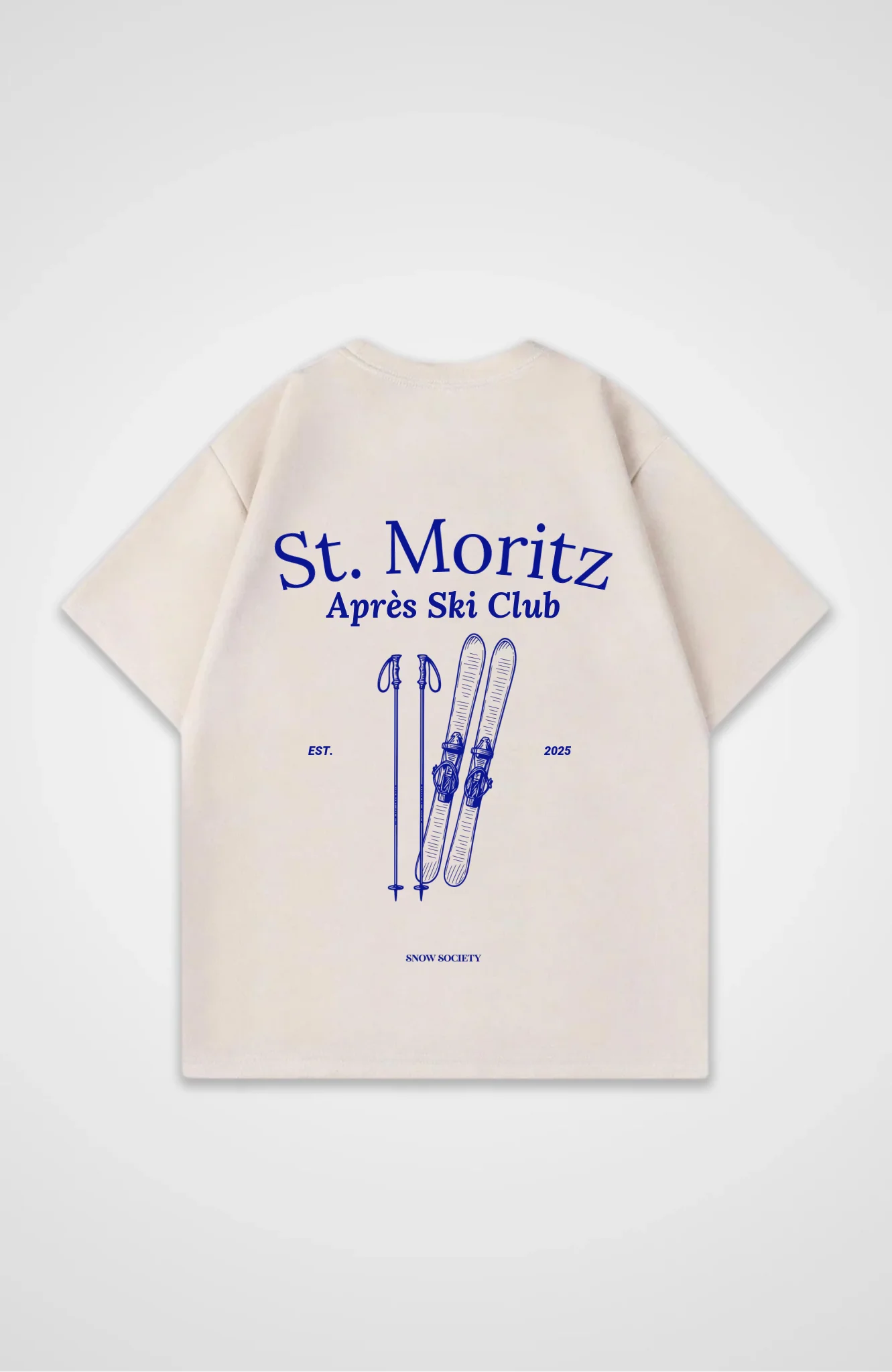 Oversized Shirt beige hinten