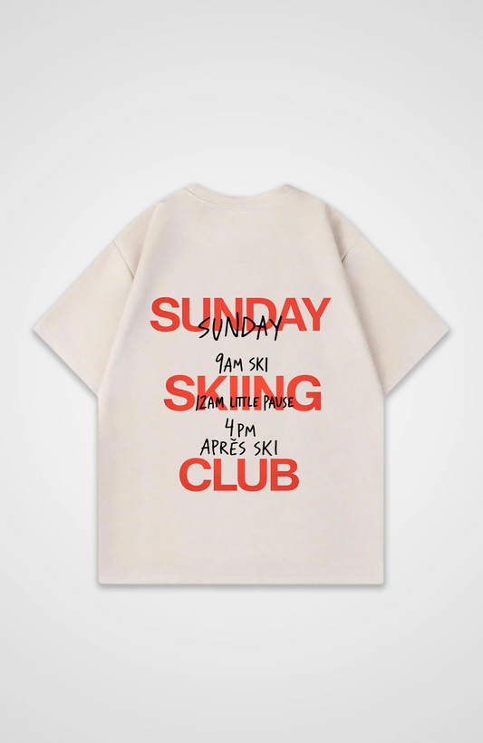 Sunday Skiing Club Oversized Shirt