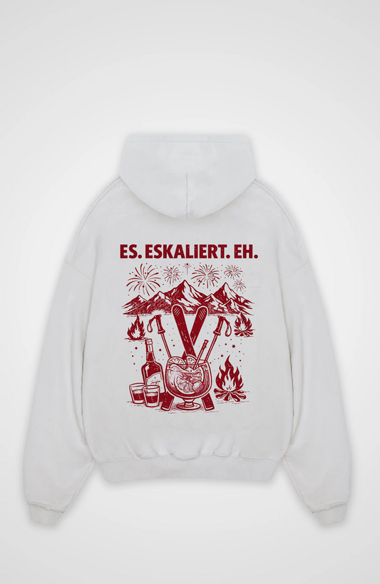 Es. Eskaliert. Eh. Oversized Hoodie