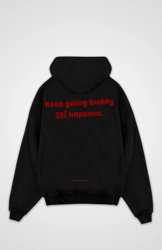 Ski happens Oversized Hoodie