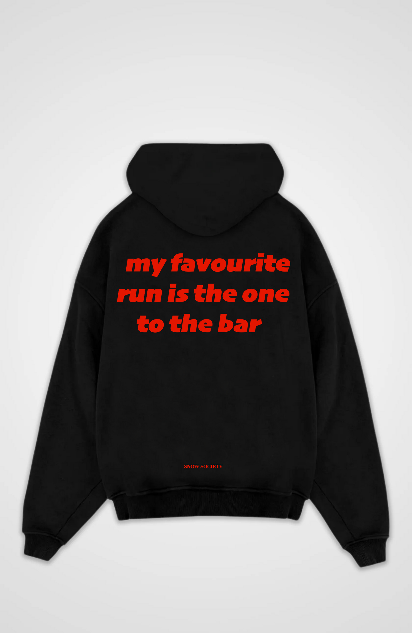my favourite run to the Bar Oversized Hoodie