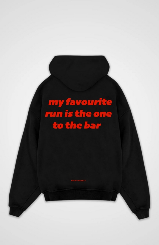 my favourite run to the Bar Oversized Hoodie