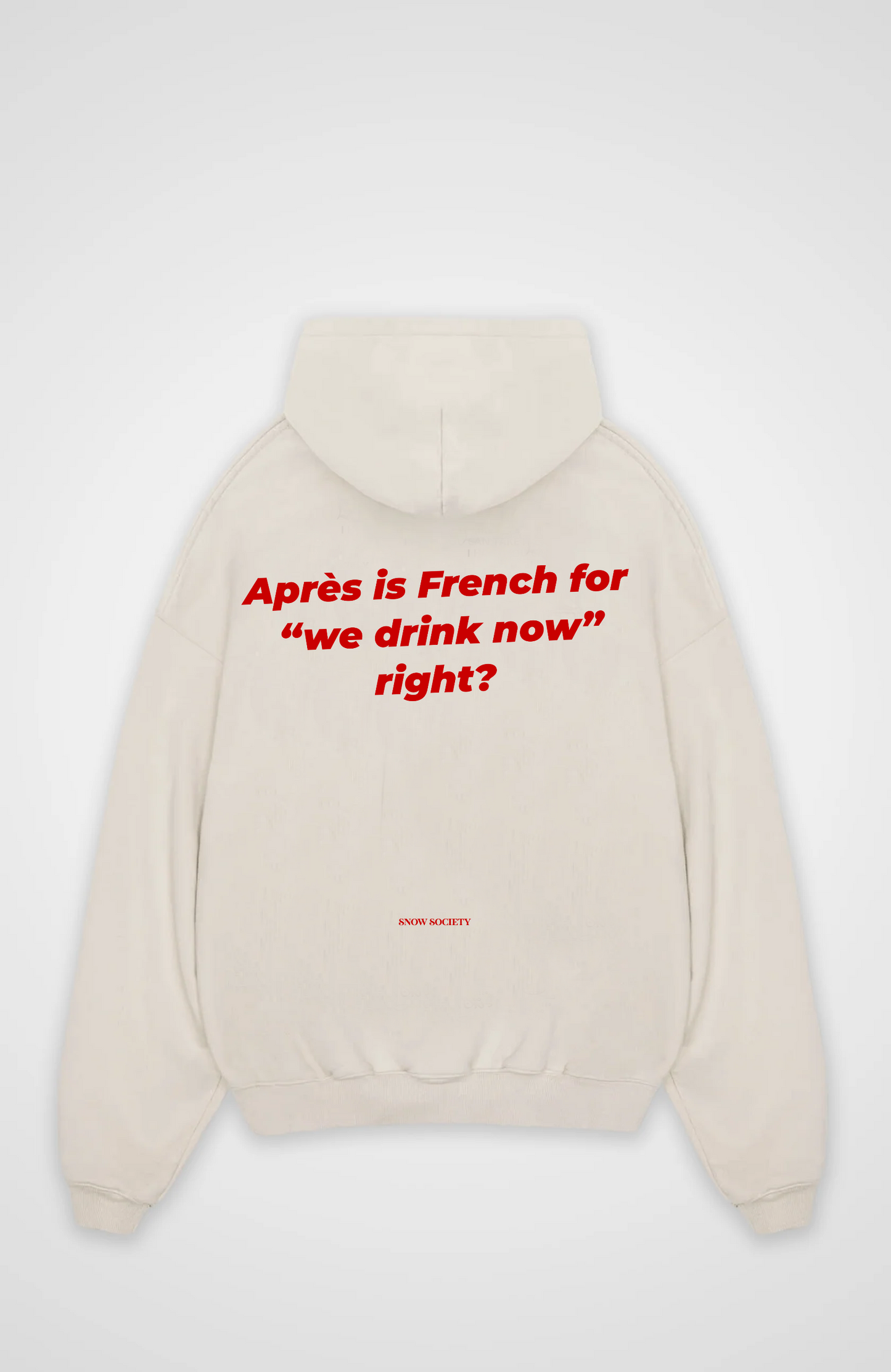 "we drink now" Oversized Hoodie