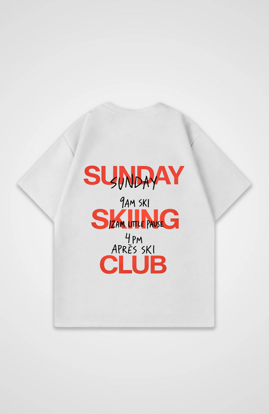 Sunday Skiing Club Oversized Shirt