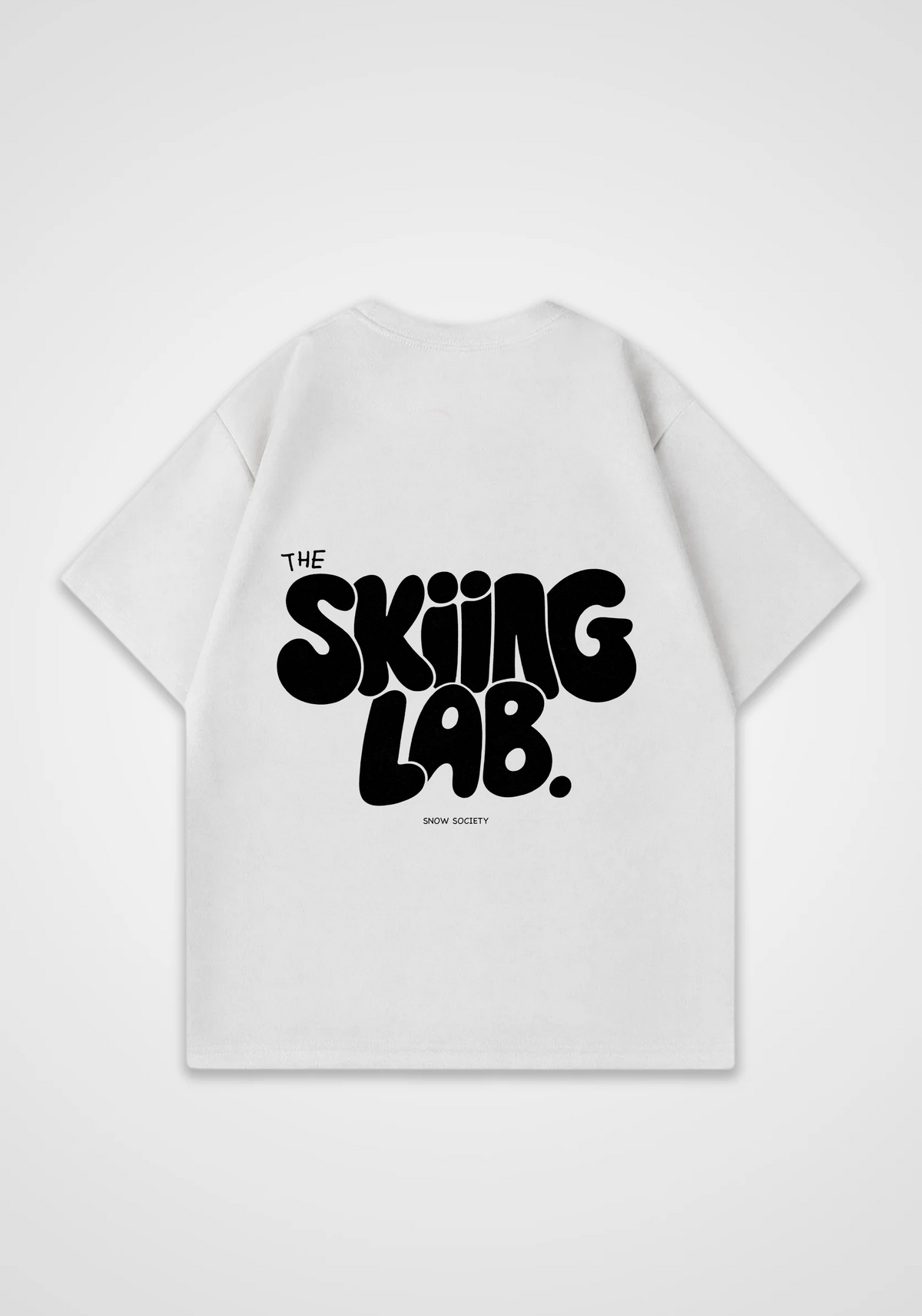 Skiing Lab Oversized Shirt - White Back (Designed)