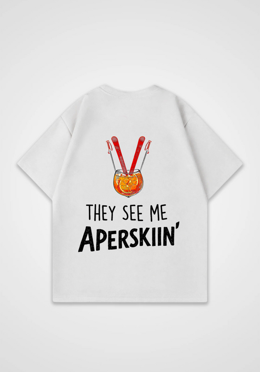 Apresskiin Oversized Shirt - White Back (Designed)