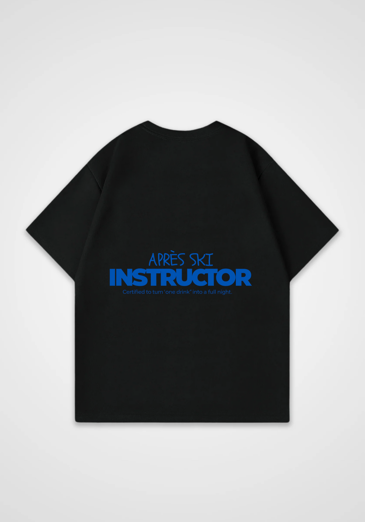 Instructor Oversized Shirt - Black Back (Designed)