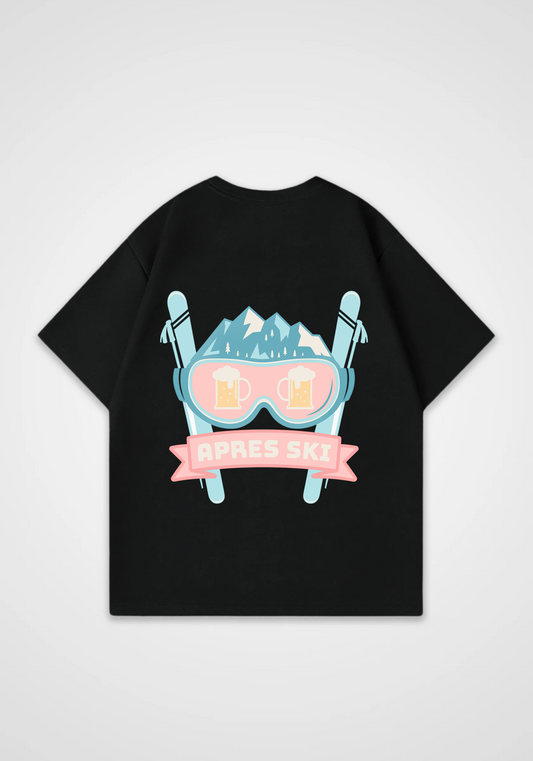 Apres Ski Oversized Shirt - Black Back (Designed)